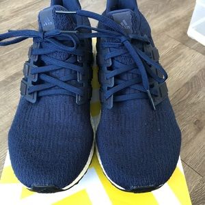 Adidas ultraboost navy  blue running shoes